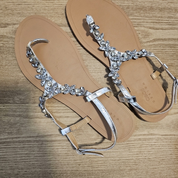 12M Crystal Embellished ASOS Sandals - Picture 2 of 5